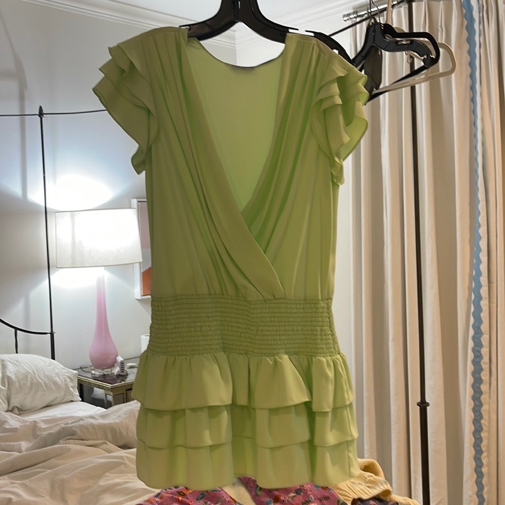 Amanda Uprichard Mini green dress